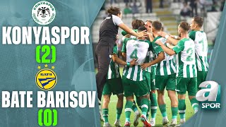 Konyaspor 20 BATE Borisov MAÇ ÖZETİ UEFA Konferans Ligi 2 Ön Eleme Turu 2 Maçı 28072022 [upl. by Labina947]