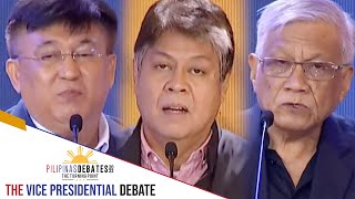 Vice presidential candidates may hirit kay Sara Duterte na absent sa debate  Pilipinas Debates 2022 [upl. by Eudoxia548]