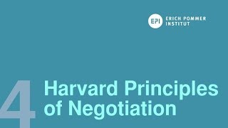 The Harvard Principles of Negotiation [upl. by Mada427]