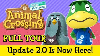 20 IS HERE FULL TOUR New Animal Crossing Update 20 Animal Crossing New Horizons DLC [upl. by Nayd]