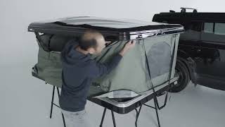 Thule Basin  Conversion from Roof Box to Tent [upl. by Lauder]