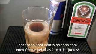 16 Jägerbomb  Usando 9º destilado mais consumido no mundo [upl. by Hendon124]