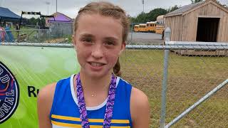 Whitinsville Christians Emily Flagg captures the Frosh race at Vineyard XC Invitational [upl. by Cahn]