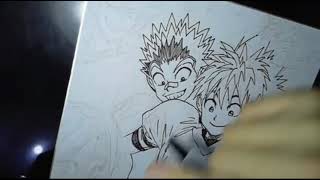 Yusuke Murata Live Drawing Eyeshield 21 112 [upl. by Ailuig317]