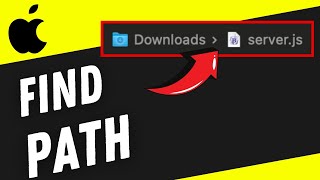 How to Find the Path to ANY File on Mac [upl. by Lennod]