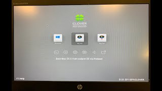 Boot Big Sur with Clover On HP EliteBook 820 G3 Skylake HD520 [upl. by Arten]