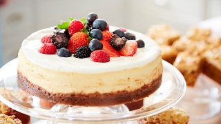 Mary Berrys AmericanStyle Baked Cheesecake Recipe [upl. by Inafetse]