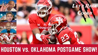 Lets Rage Coogs Houston Cougars vs Oklahoma Sooners football postgame show [upl. by Falcone]