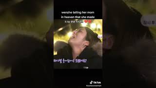 Girls Planet 999 Wenzhe Calling Her Mom In Heaven girlsplanet999 [upl. by Yelyah]