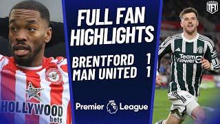 Man Utd BOTTLE IT Brentford 11 Manchester United Highlights [upl. by Cy]