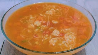 Soup Noodles Recipe  Soupy Noodles [upl. by Trabue632]