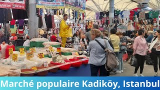 Le grand marché populaire Kadiköy Istanbul Kadiköy market [upl. by Atinid]