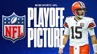 UPDATED NFL Playoff Picture Browns SECURE Spot After Win Over Jets I CBS Sports [upl. by Airetnohs90]