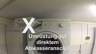 Umrüstung  Abwasseranschluss für BoschMaxx7 Sensitiv Wäschetrockner [upl. by Felicie]