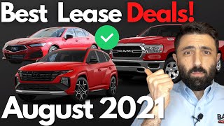 These are the Best Auto LEASE Deals RIGHT NOW  August 2021 [upl. by Aihsaei494]