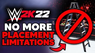 WWE 2K22 All New Weapon Physics  Broken Chairs Placement Limitation Removed amp More [upl. by Cappella]