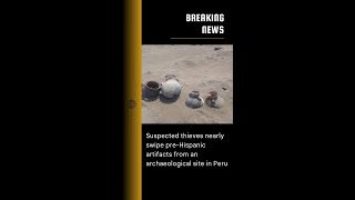 Archaeological Site Theft Foiled PreHispanic Artifacts Saved [upl. by Adaurd]