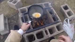 Eggs Fried in Beef Tallow Over a Wood Fire [upl. by Ultan256]