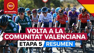 Volta a la Comunitat Valenciana 2022 Resumen Etapa 5 VCV22 [upl. by Anelav]