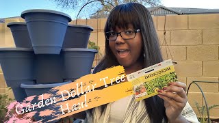 Dollar Tree Garden Haul Stackable Planters Part 1 [upl. by Muscolo912]