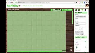 VegPlotter Howto 1  Create and move around your garden [upl. by Fusco]