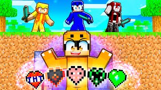 HUNTERS vs ELEMNTAL HEARTS SPEEDRUNNER in Minecraft [upl. by Imojean]