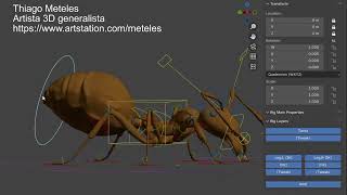 Rigify custom RIG  ANT [upl. by Nerreg]