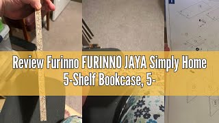 Review Furinno FURINNO JAYA Simply Home 5Shelf Bookcase 5Tier White [upl. by Voccola]