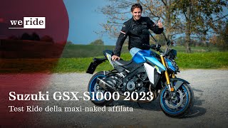 Suzuki GSXS1000 2023  Test Ride della maxinaked affilata [upl. by Lleraj]