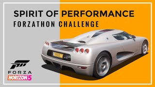 Forza Horizon 5 Spirit of Performance  Forzathon Challenge Guide [upl. by Artened]