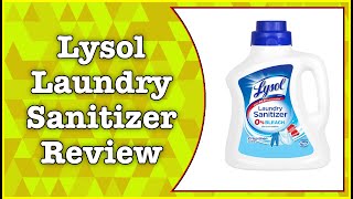 Lysol Laundry Sanitizer 0 Bleach Review Youtube  Does It Work  MumblesVideos [upl. by Eruza]