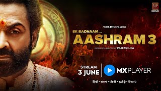 Ek Badnaam… Aashram Season 3  Official Trailer  Bobby Deol  Prakash Jha  MX Player [upl. by Nnylidnarb]