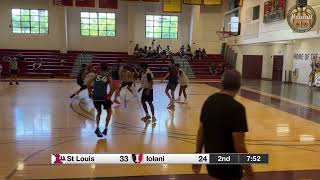 SECOND HALF ONLY St Louis vs Iolani JV Boys Summer League June 6 2024 [upl. by Euqinehs]