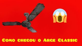 Ventilador de teto Arge Classic antes da restauração [upl. by Yart624]