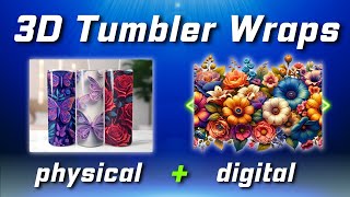 How to Design amp Sell 3D Tumbler Wraps and Tumblers AI ArtSide Hustle [upl. by Brittnee]