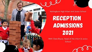 Reception Admissions 2021 l Nottingham High Infant amp Junior School [upl. by Omer]