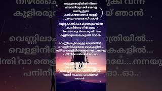 Aattuthottilil ninne Song lyricspoonilamazhashortsong trendingsong [upl. by Esened]