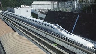 Un tren bala japonés bate el récord de velocidad [upl. by Trenton841]