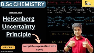 BSc Chemistry  Heisenberg Uncertainty Principle  complete explanation with notes [upl. by Fiann12]