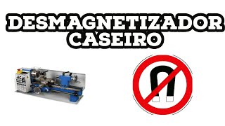 Desmagnetizador caseiro para ferramentas feito no mini torno  14 [upl. by Amesari930]