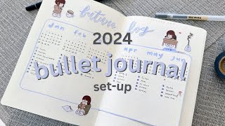 My 2024 Bullet Journal Setup  20 simple ideas [upl. by Bright]