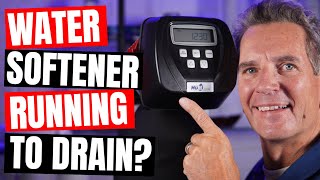 WATER SOFTENER Troubleshooting – CONSTANTLY DRAINING [upl. by Kreiker236]