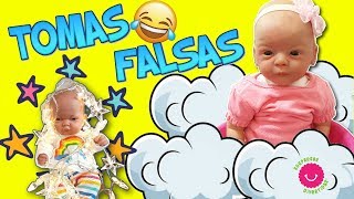 😂 Tomas Falsas Sorpresas Divertidas Muñecas y Juguetes con Núria [upl. by Marcelia]