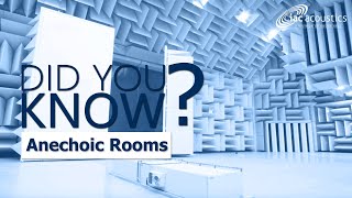 Did You Know Video IAC Anechoic Chambers [upl. by Sheppard]