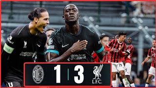 Ac Milan vs Liverpool 13 All Goals amp Highlights KonateVan Dijk amp Szoboszlai [upl. by Robillard]