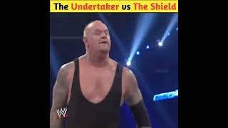 The Undertaker feels the brutal wrath of the Shield shorts wwe [upl. by Casar]