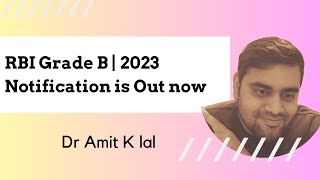 RBI Grade B Notification 2023 Details  Finally exam is here [upl. by Ardnasela]