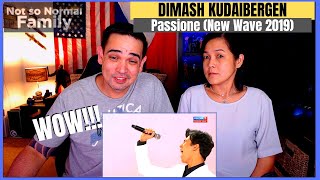 DIMASH KUDAIBERGEN Passione New Wave 2019 Filipino American Reaction [upl. by Adnirem748]