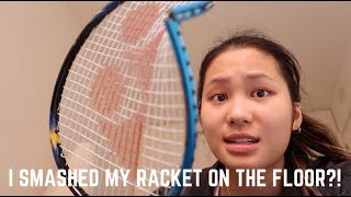 I BROKE MY RACKET playing qualifications debrief dinner [upl. by Jeno585]