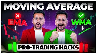 PROTRADING Moving Average Indicator HACKS  EMA amp WMA Trading Strategy  Share Market Trading [upl. by Nannah]